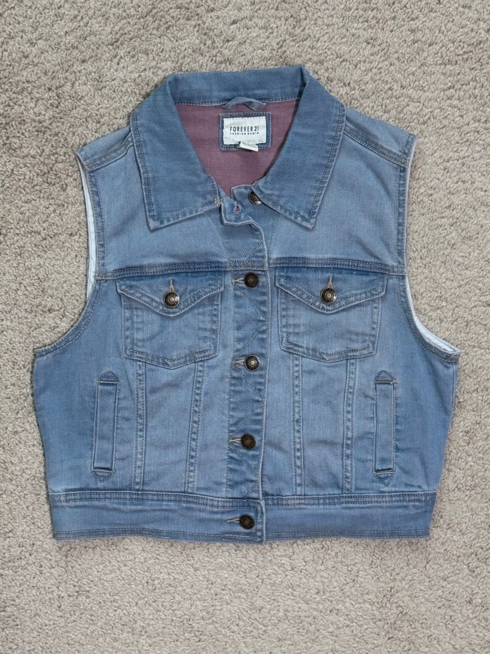 Forever 21 Denim Vest
